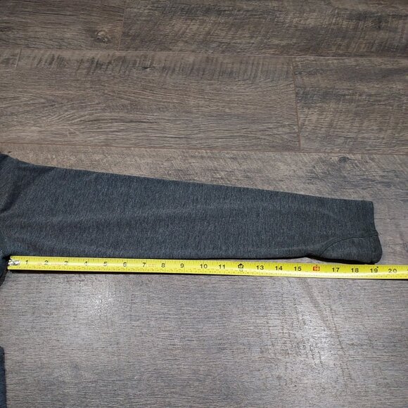 Carhartt Shirt Womens Small Long Sleeve Work 1/4 Zip Gray Fitted Thumb Holds - Picture 10 of 12